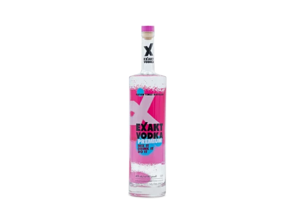 Eine 1,5 Liter Flasche Premium Exakt Vodka