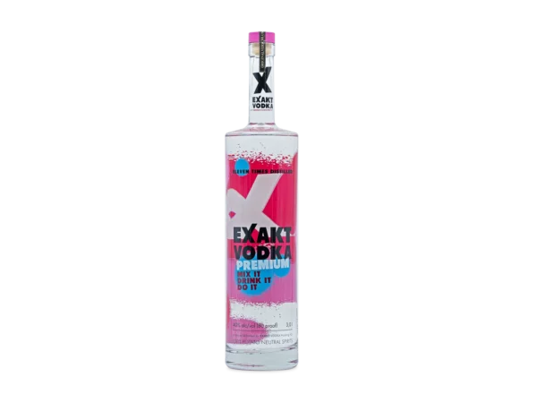 Eine 3 Liter Flasche Premium Exakt Vodka
