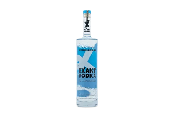 Eine 3-Liter-Flasche von Exakt Vodka.